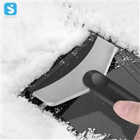 Multi-functional stainless steel snow shovel